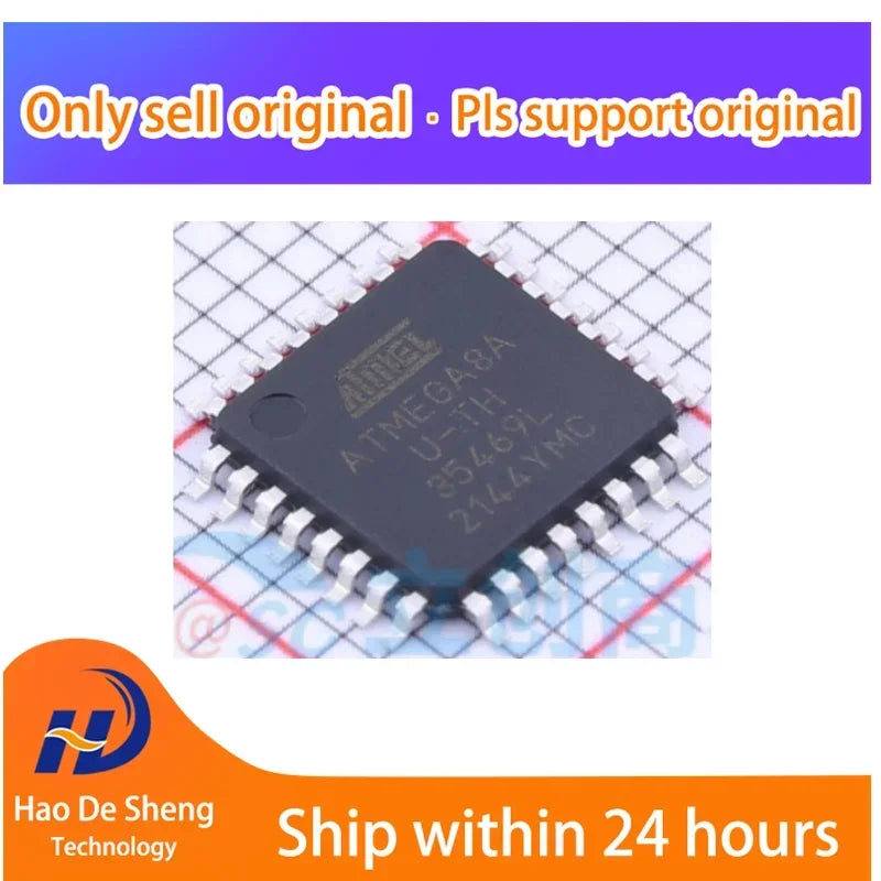10pcs/LOT ATMEGA8A ATMEGA8A-AU QFP32 New Original In Stock