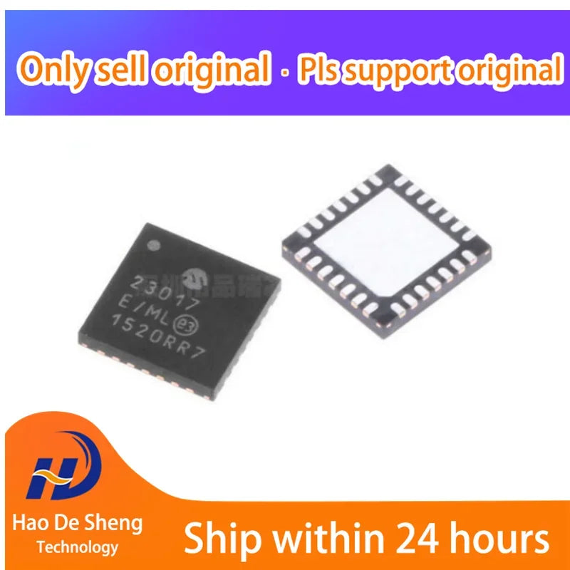 10PCS/LOT MCP23017-E/ML MCP23017 QFN-28 New Original In Stock