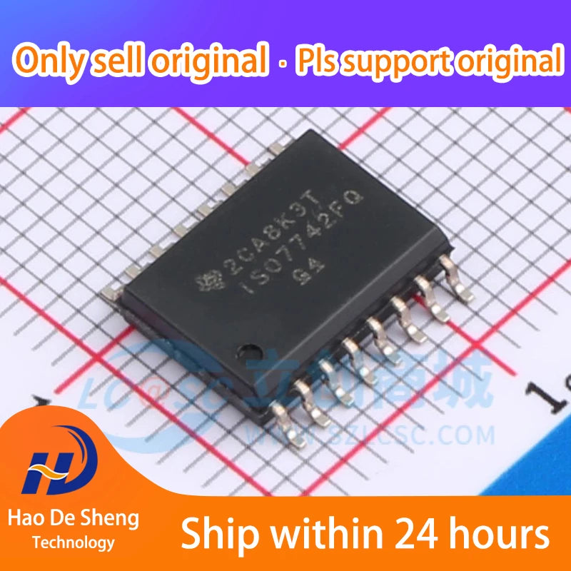10 шт./лот ISO7742FQDWQ1 SOIC-16 новый оригинальный в наличии