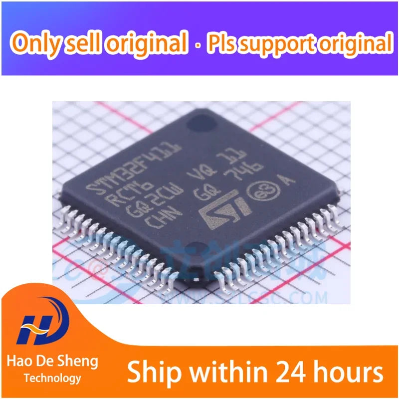 10PCS/LOT STM32F411RCT6 STM32F41 RCT6 LQFP100 New Original In Stock