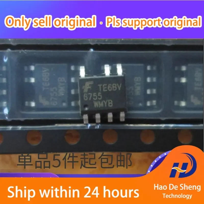 10PCS/LOT FAN6755WMY 6755 SOP7 LCD Power Management IC New Original In Stock