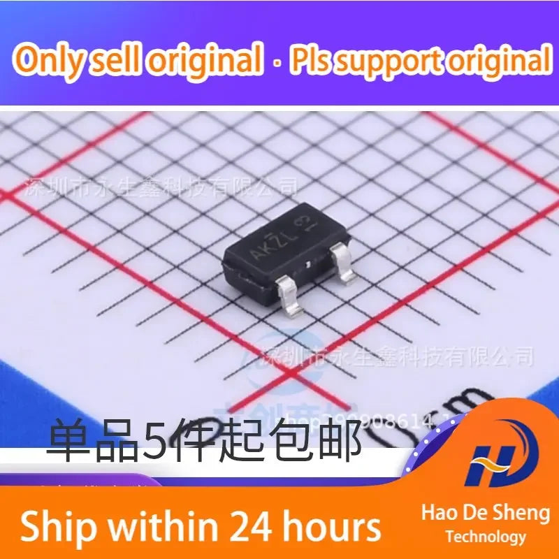 10PCS/LOT AO3418 Logo AK SOT-23 30V/3.8A MOSFET New Original In Stock