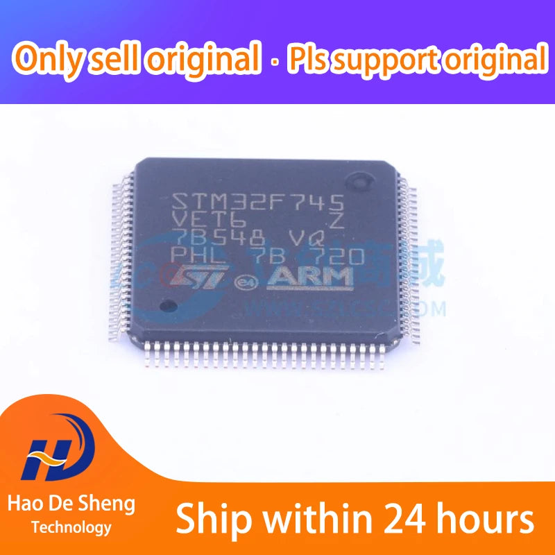 1PCS/LOT STM32F745VET6 LQFP100 New Original In Stock, electronic components supplies