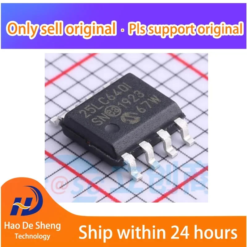 10PCS/LOT 25LC640T-I/SN 25LC640-I/SN SOP8 New Original In Stock