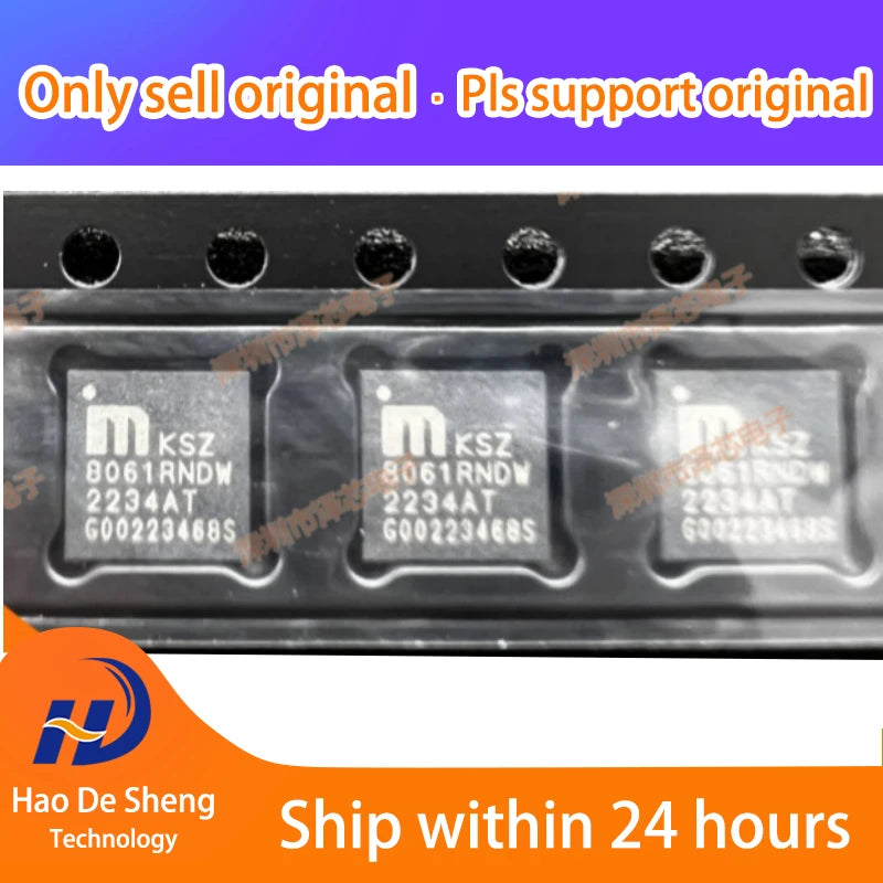 10PCS/LOT KSZ8061RNDW-TR QFN-32 KSZ8061RNDW New Original In Stock