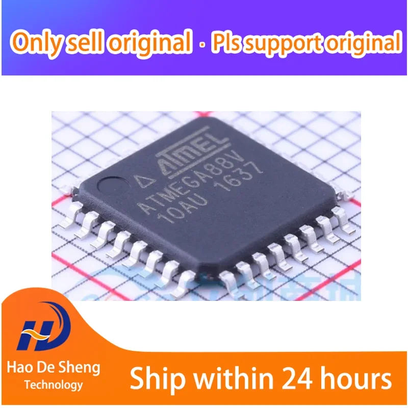 10PCS/LOT ATMEGA88V-10AU TQFP-32 New Original In Stock
