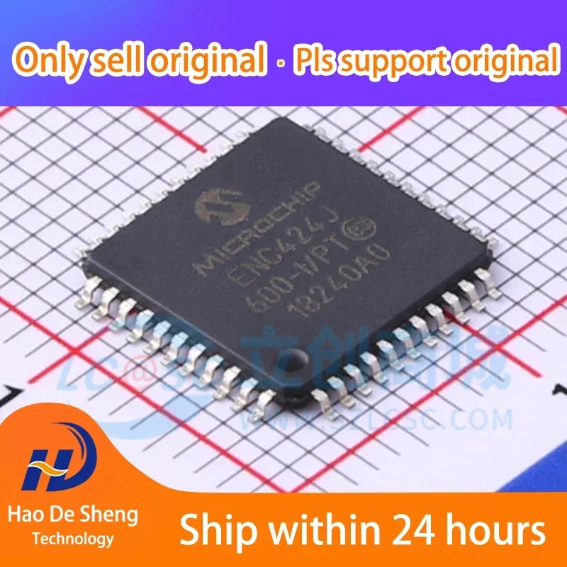 10PCS/LOT ENC424J600-I/PT ENC424J600 TQFP-44 New Original In Stock