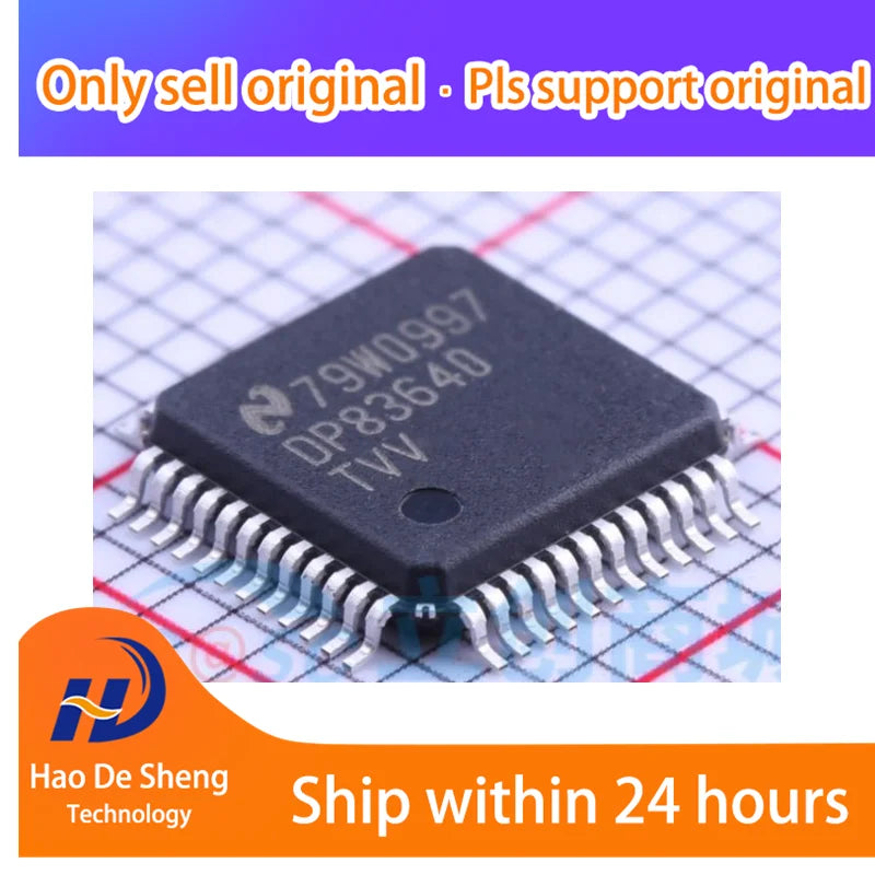 5PCS/LOT DP83640TVV/NOPB DP83640 LQFP-48 New Original In Stock