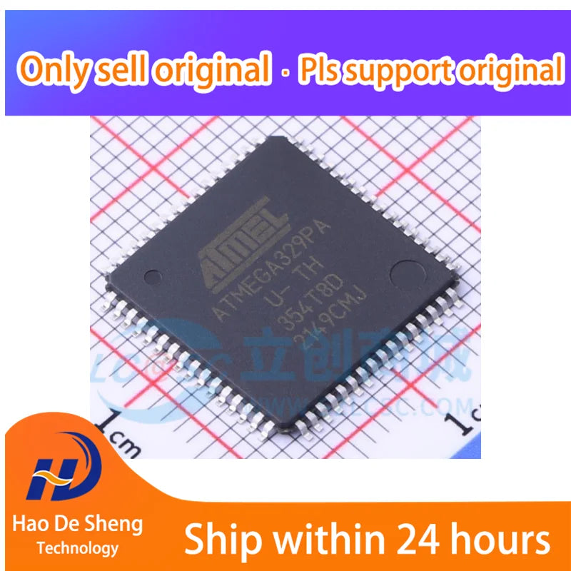 5PCS/LOT ATMEGA329PA-AU ATMEGA329PA QFP64 New original in Stock