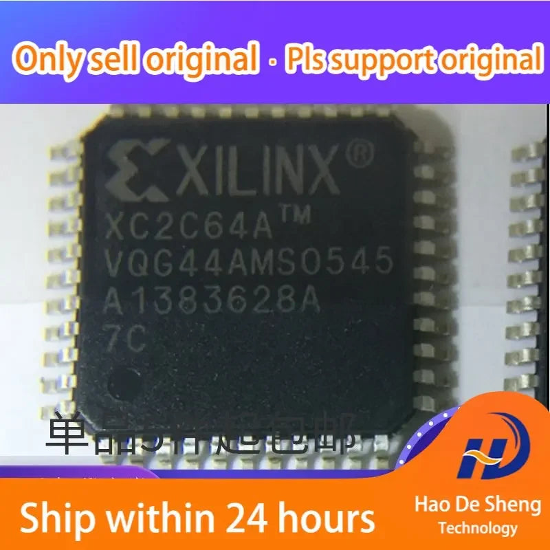 1PCS/LOT XC2C64A XC2C64A-7VQG44C QFP44 XC2C64A-7VQ44C IC New Original In Stock