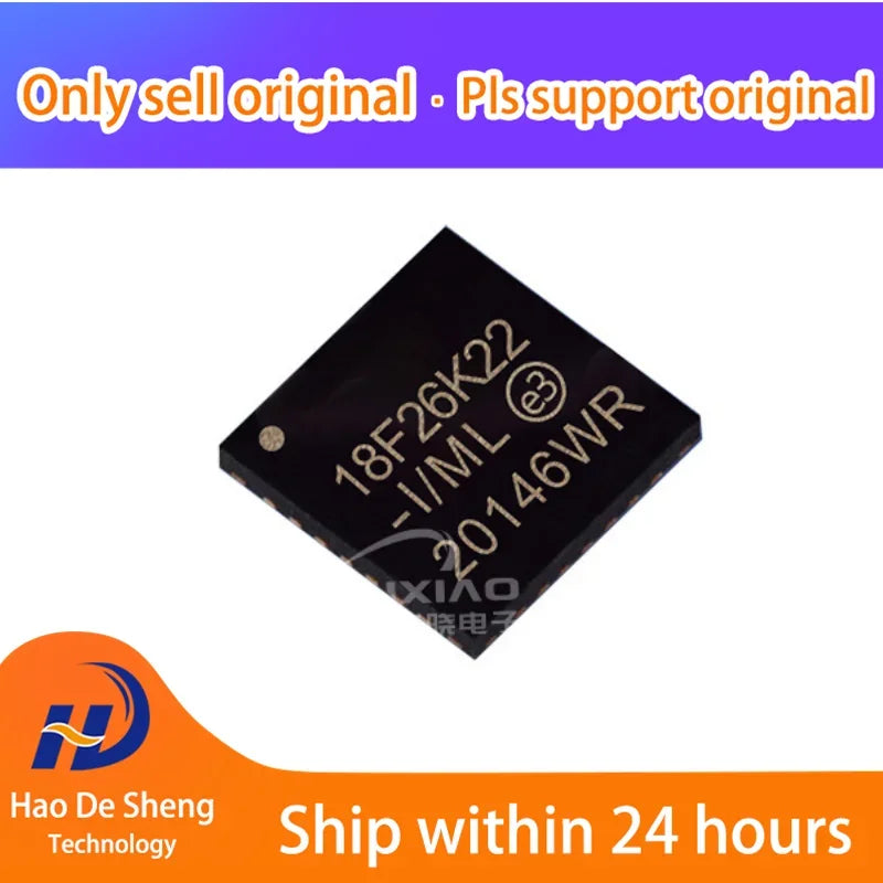 1PCS PIC18F26K22-I/ML QFN28 New Original In Stock