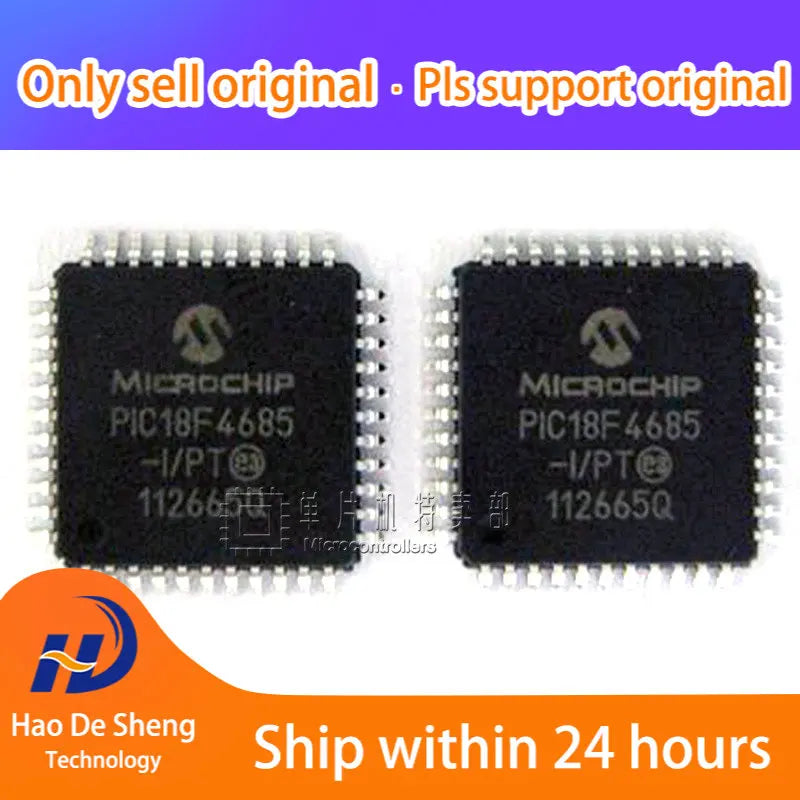 1 шт PIC18F4685-I/PT QFP44 PIC18F4685 новый оригинальный в наличии