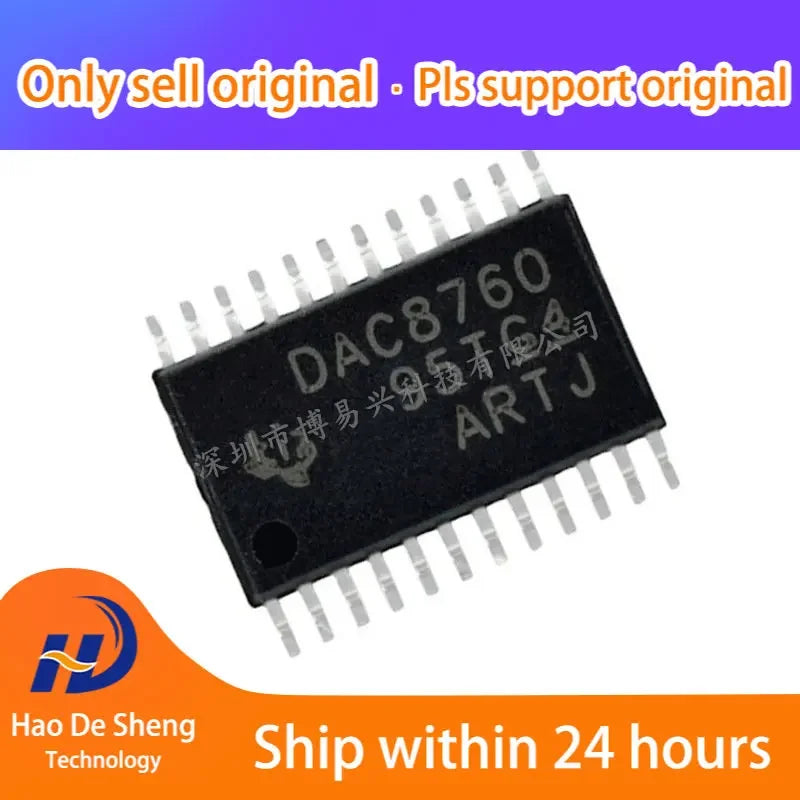 1PCS DAC8760IPWPR Logo DAC8760 HTSSOP24 Новый Оригинал В Наличии