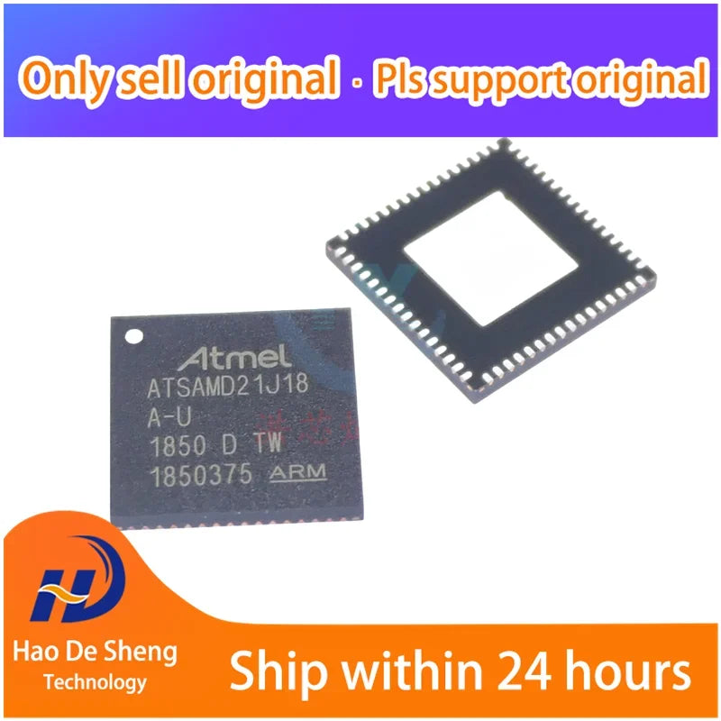1 шт./лот ATSAMD21J18A-MU QFN-64 новый оригинальный в наличии