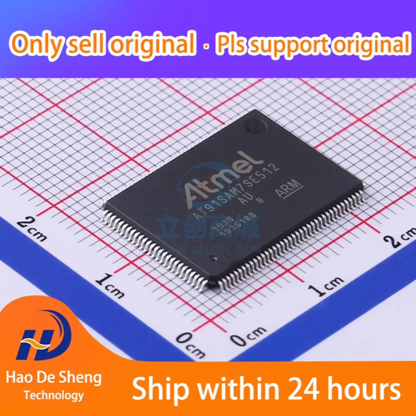 1PCS/LOT AT91SAM7SE512B-AU AT91SAM7SE512B TQFP-128 New Original In Stock