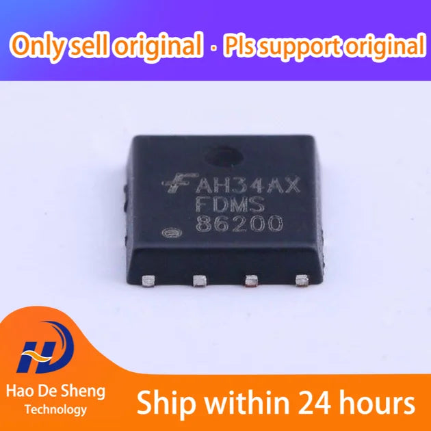 10PCS/LOT FDMS86200 DFN-8 86200 New Original in Stock