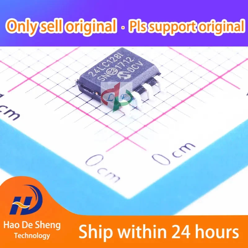 10PCS/LOT 24LC128T-I/SN 24LC128T-I SOP-8 New Original In Stock