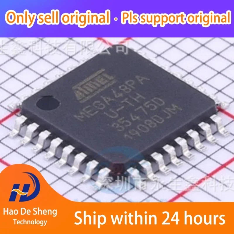 10PCS/LOT ATMEGA48PA-AU ATMEGA48PA TQFP-32 New Original In Stock
