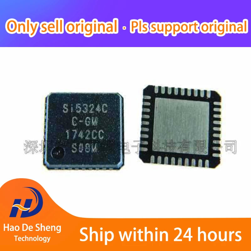 1PCS/LOT SI5324A-C-GM SI5324AC-GM QFN-36 New Original In stock