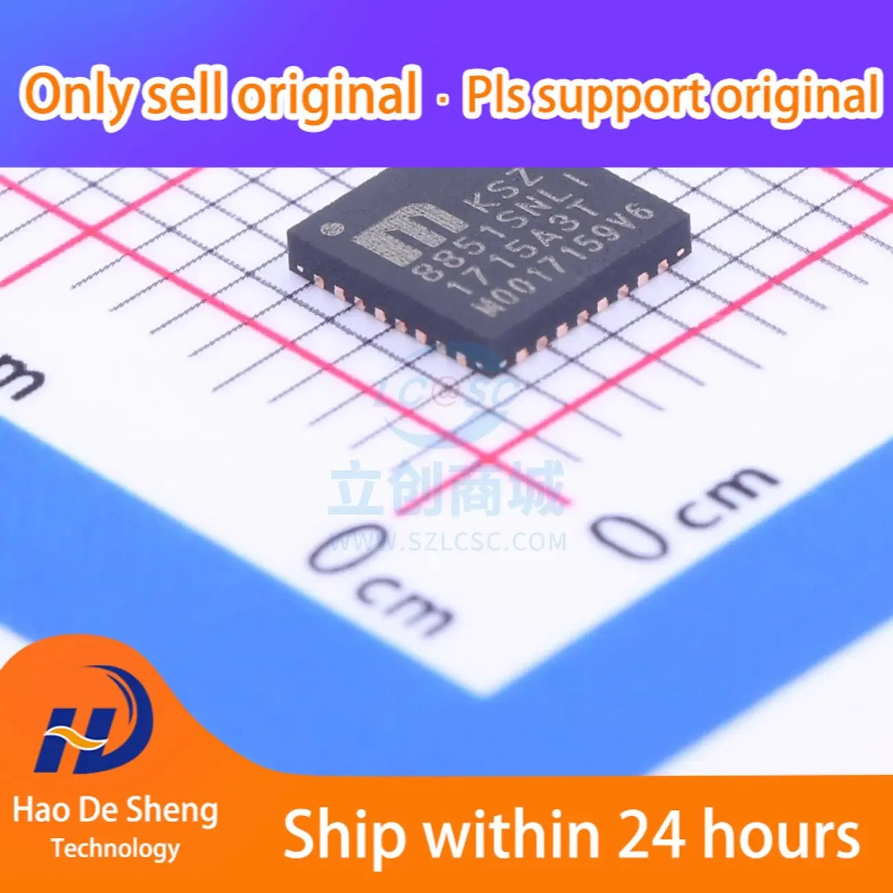10PCS/LOT KSZ8851SNLI-TR KSZ8851SNLI QFN32 New Original in Stock
