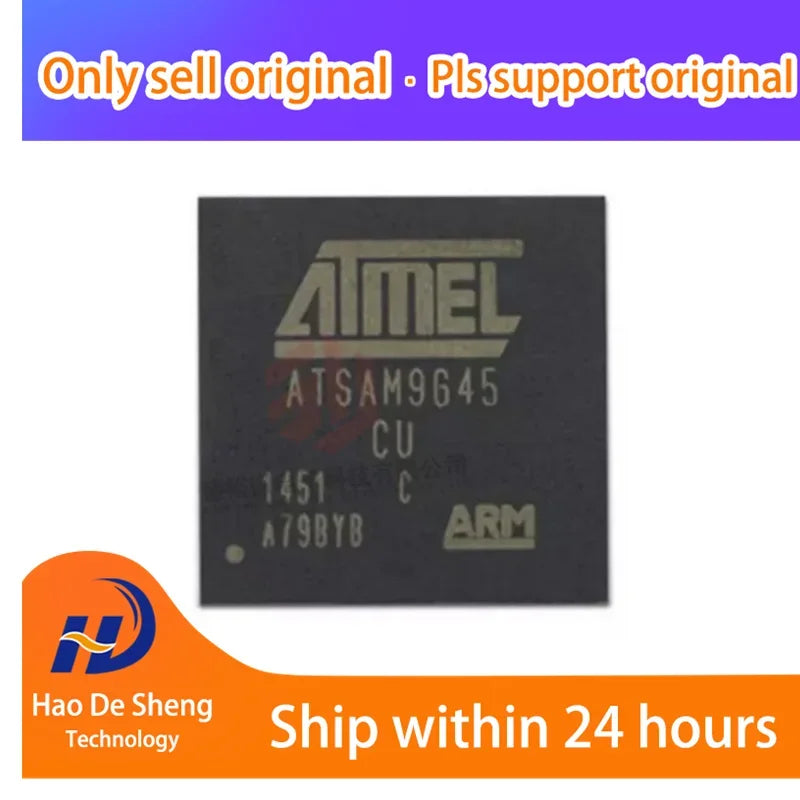 1 шт AT91SAM9G45C-CU ATSAM9G45-cu BGA324 новый оригинальный в наличии