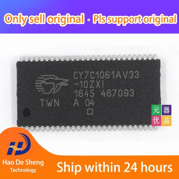 1PCS/LOT CY7C1061AV33-10ZXI CY7C1061AV33 TSOP-54 New original in stock