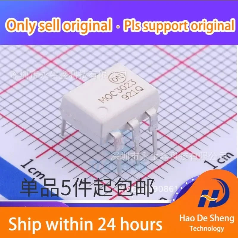 10PCS/LOT FAIRCHILD MOC3023 DIP6 MOC3023M New Original In Stock