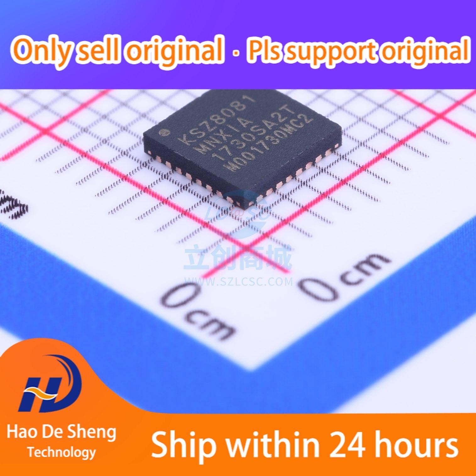 10PCS/LOT KSZ8081MNXIA-TR KSZ8081MNXIA KSZ8081 QFN-32 New Original In Stock
