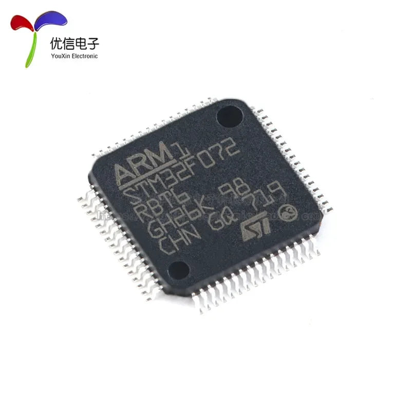 10PCS/LOT STM32F072RBT6 STM32F072 LQFP-64 New Original In Stock, electronic components supplies