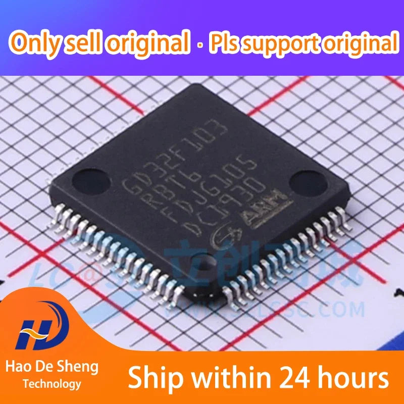 10PCS/LOT GD32F103RBT6 GD32F103 LQFP-64 New Original In Stock, electronic components supplies