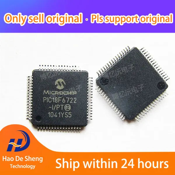 1PCS/LOT PIC18F6722-I/PT PIC18F6722 TQFP64 New Original In Stock