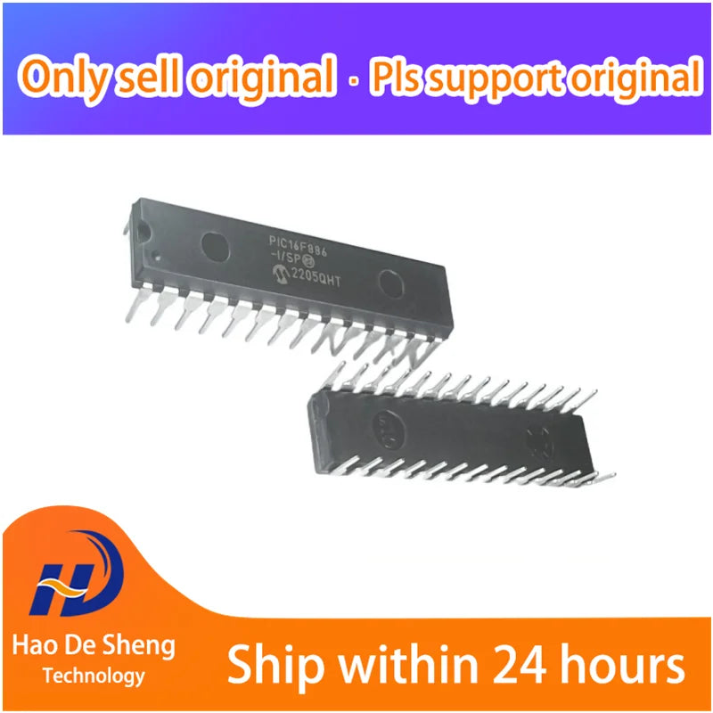 10PCS/LOT PIC16F886I-SP PIC16F886-I/SP DIP28 New Original In Stock