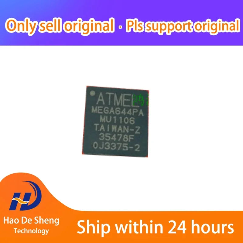 1PCS/LOT ATMEGA644PA-MU ATMEGA644PA QFN44 New original in Stock