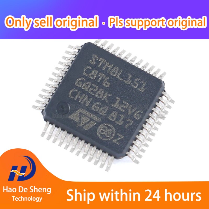 10PCS/LOT STM8L151C8T6 LQFP-48 New Original In Stock, electronic components supplies