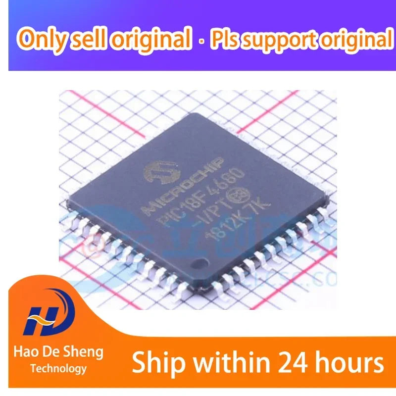 1PCS/LOT PIC18F4680-I/PT PIC18F4680-I TQFP-44 New Original In Stock