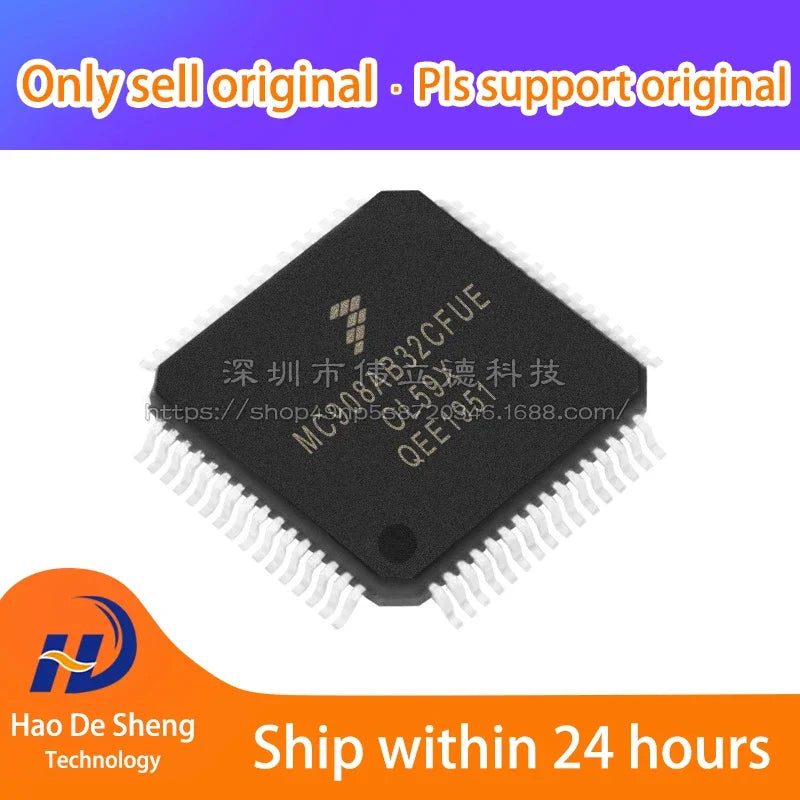 10PCS/LOT MC908AB32CFUE MC908AB32 QFP-64 New Original in Stock