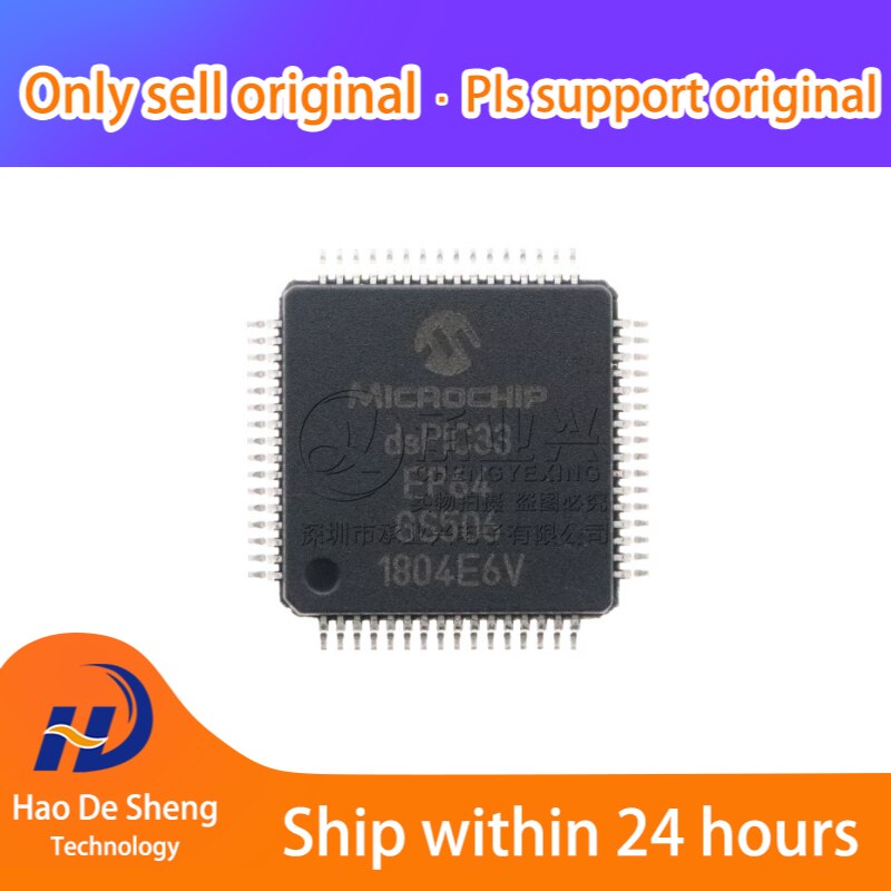 10PCS/LOT DSPIC33EP64GS506-I/PT DSPIC33EP64GS506 TQFP64 New original in Stock