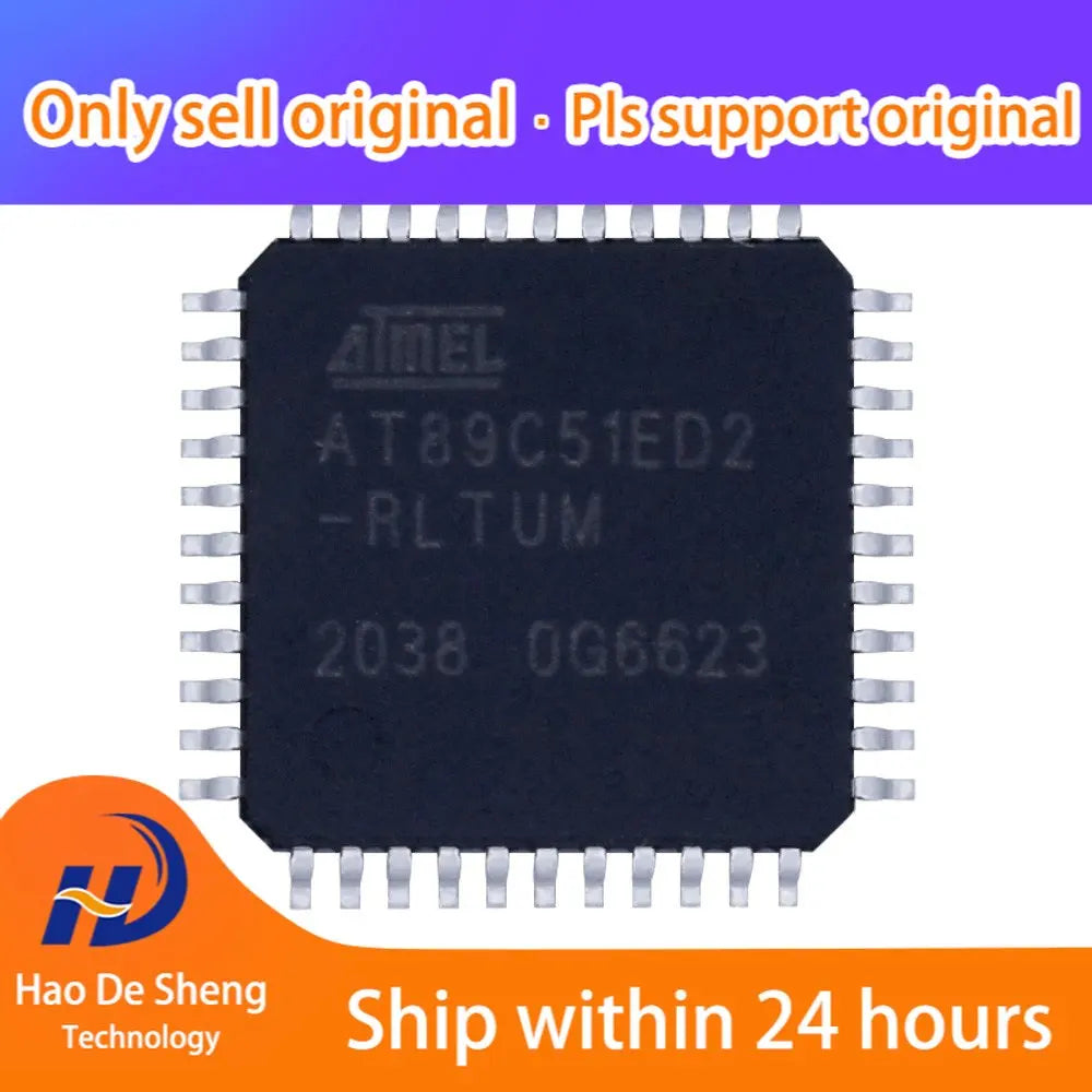 1PCS AT89C51ED2-RLTUM AT89C51ED2 VQFP44 Новый Оригинал в наличии