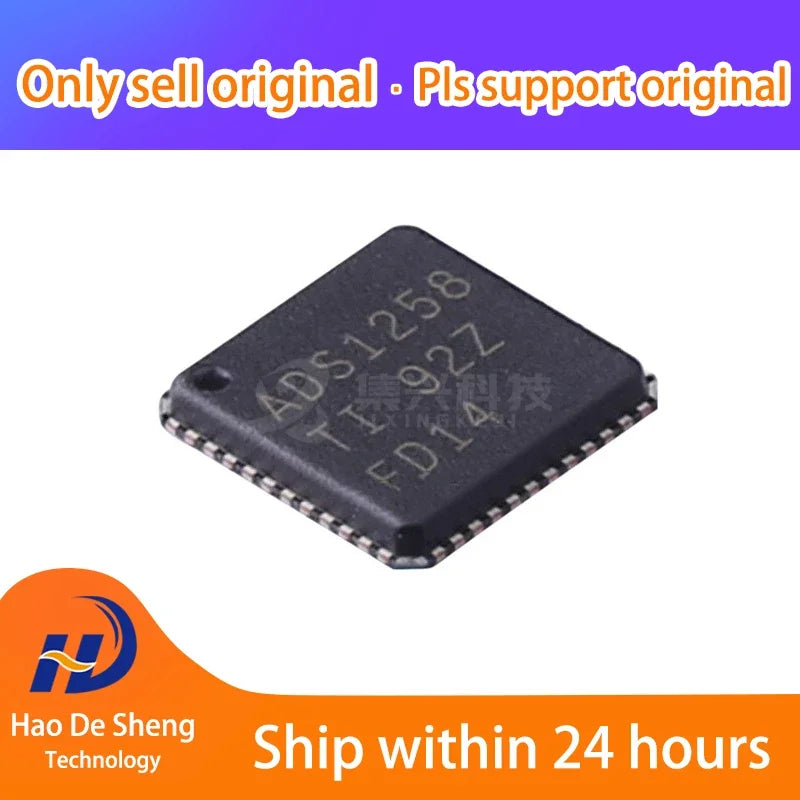 1PCS/LOT ADS1258IRTCT VQFN48 New Original In Stock