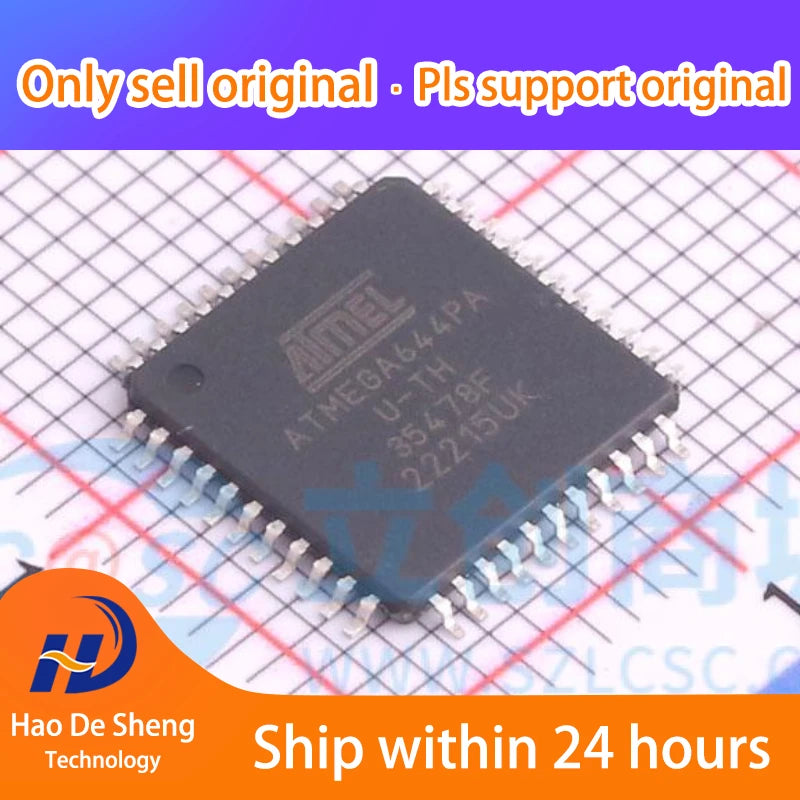 10PCS/LOT ATMEGA644PA-AUR ATMEGA644PA TQFP-44 New Original in Stock