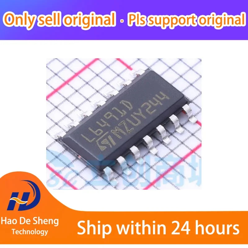10PCS/LOT L6491DTR L6491D SOP14 New Original In Stock