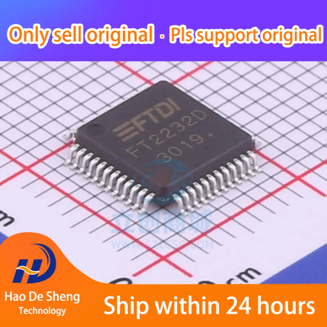 10PCS/LOT FT2232D FT2232 LQFP48 New Original in Stock