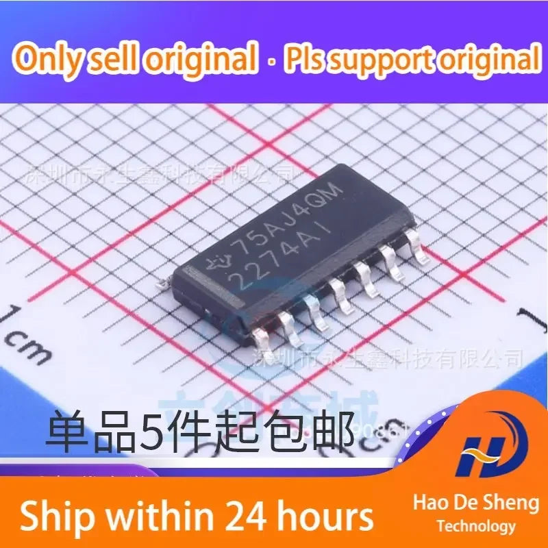 10PCS/LOT TLC2274AIDR SOIC-14 TLC2274AID New Original In Stock
