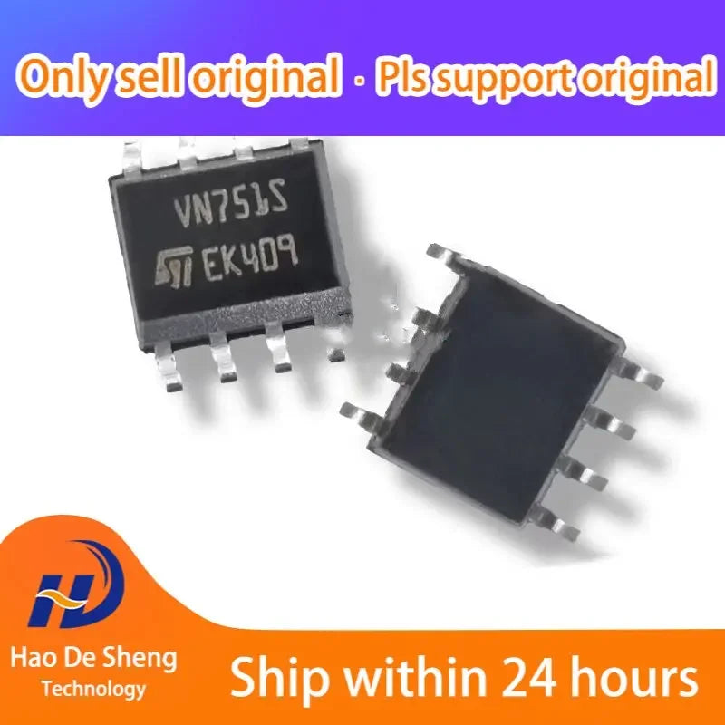 1PCS/LOT VN751STR Logo VN751S SOP8 New Original In Stock