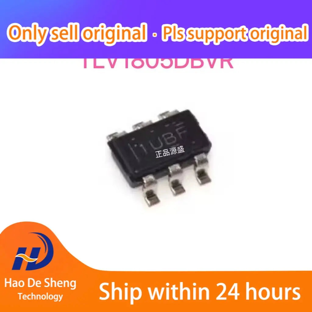 10PCS/LOT TLV1805DBVR SOT23-6 Logo1UBF New Original In Stock
