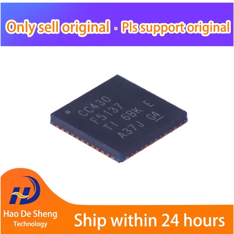 10PCS/LOT CC430F5137IRGZR LogoCC430F5137 QFN48 New Original In Stock