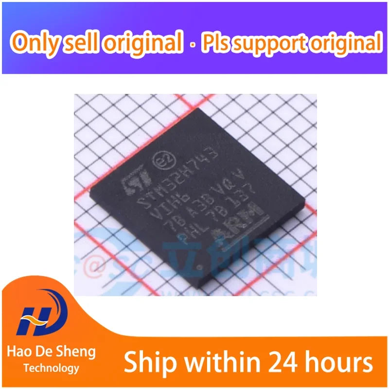 1 шт./лот STM32H743VIH6 BGA100 новый оригинальный в наличии