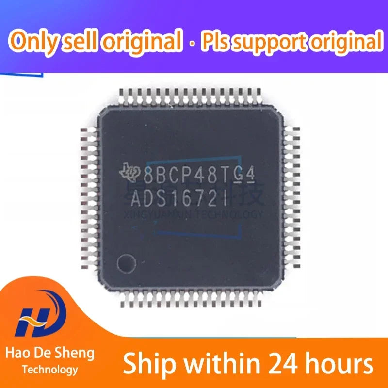 1PCS/LOT ADS1672IPAG TQFP-64 New Original In Stock