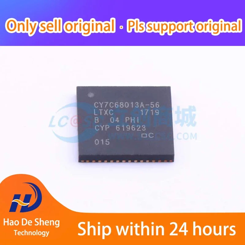 10PCS/LOT CY7C68013A-56LTXC CY7C68013A QFN56 New Original In Stock