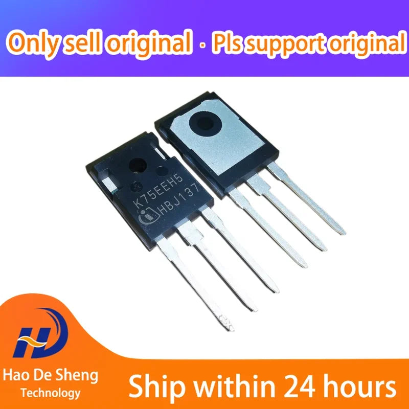 10PCS/LOT IKW75N65EH5 IKW75N65 TO247 New Original in Stock